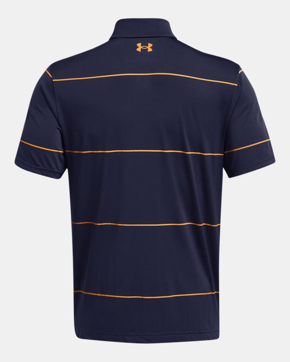 เสื้อโปโล UA Playoff 3.0 Stripe สำหรับผู้ชาย in Blue image number 5